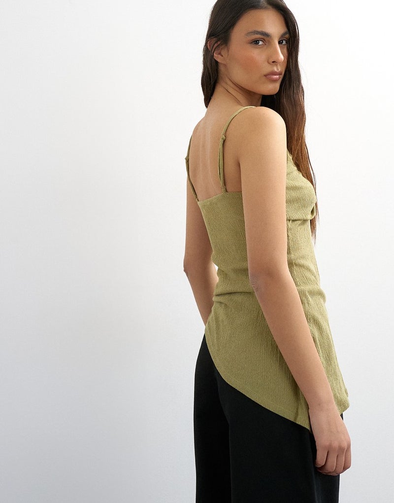 TOPSHOP Clara Crinkle Texture Cami Top - Image 2