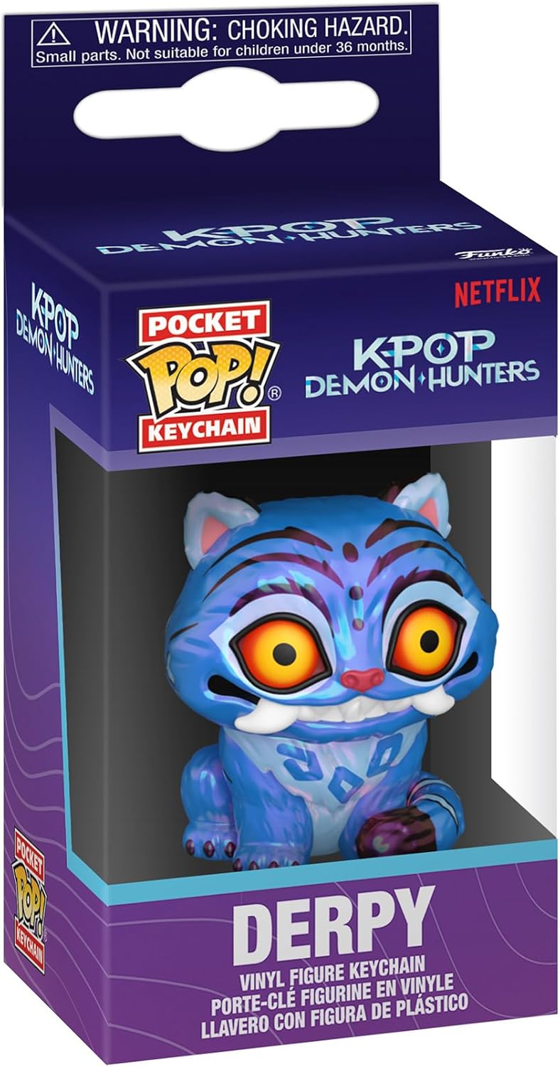 Funko POP! Derpy Keychain: Demon Hunters - Demon Hunters - Collectable Vinyl Keychain - Gift Idea - Official Merchandise - Toys for Kids & Adults - Image 4