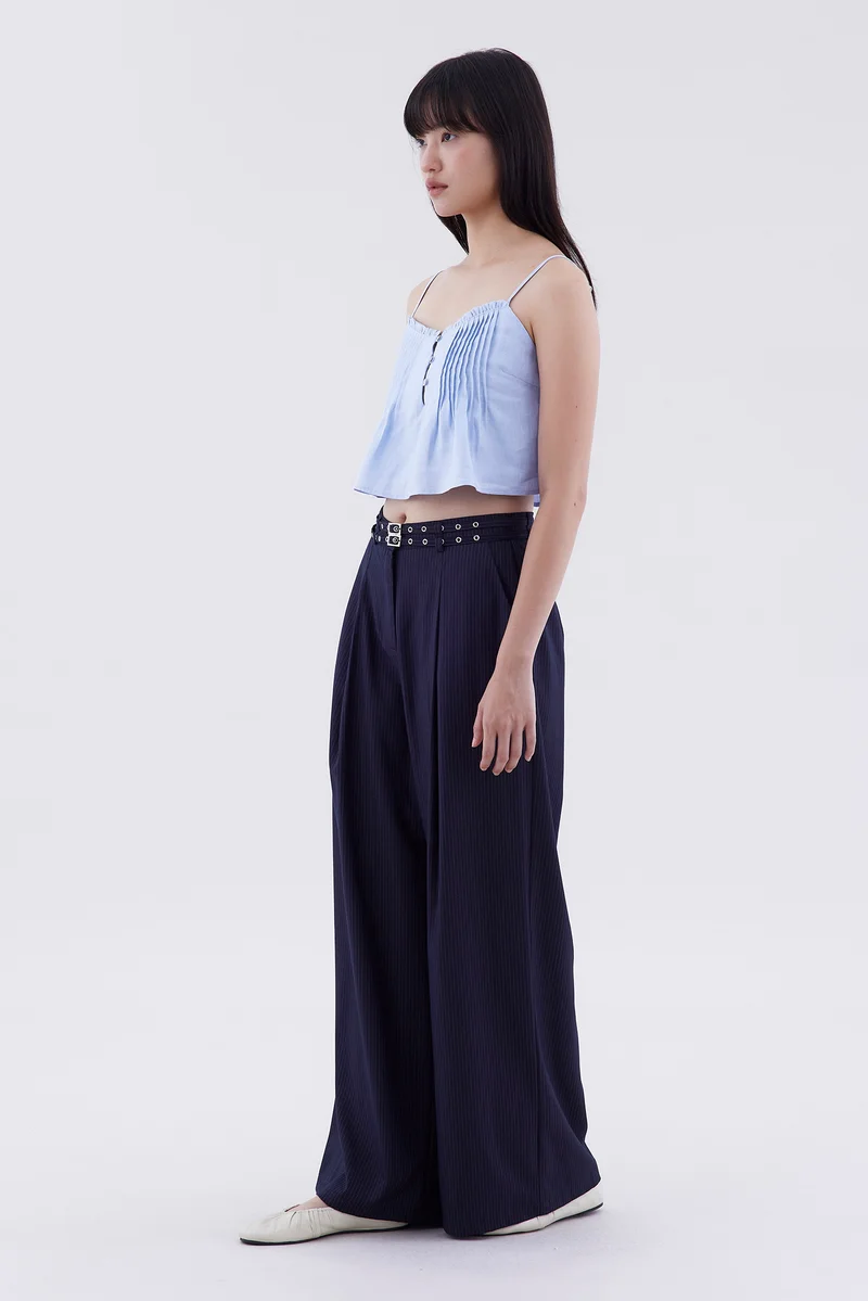 The Editor's Market Garelle High-Rise Pleat Pants