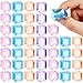 Poen 50 Pcs Stress Balls Fidget Toys Cube Toys Fidget Stress Relief Sensory Cube Balls 07 x 07 Inches for Adults Party Favors Gifts Random Colors - Image 2