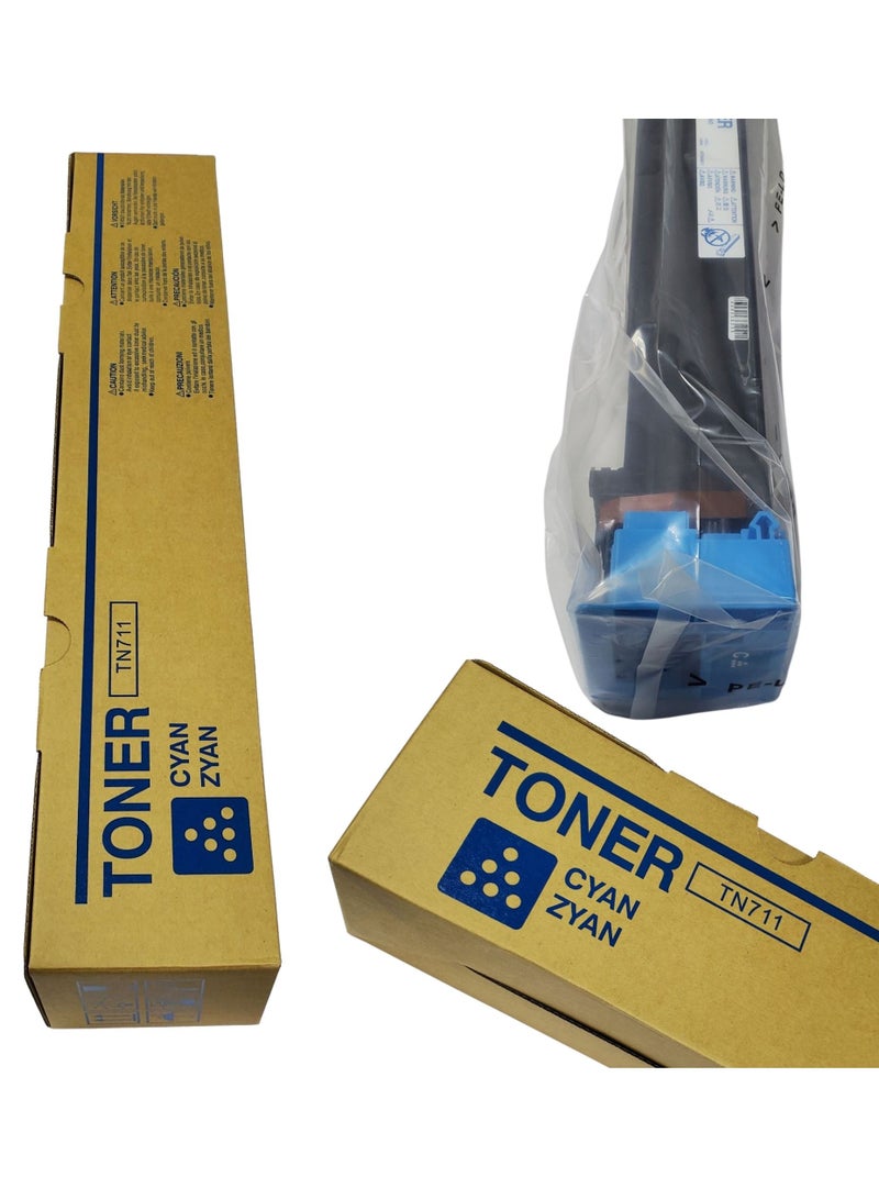 Z-Black Compatible Toner Cartridge for Konica Minolta BIZHUB C654 / C754 ( CYAN ) - Image 1