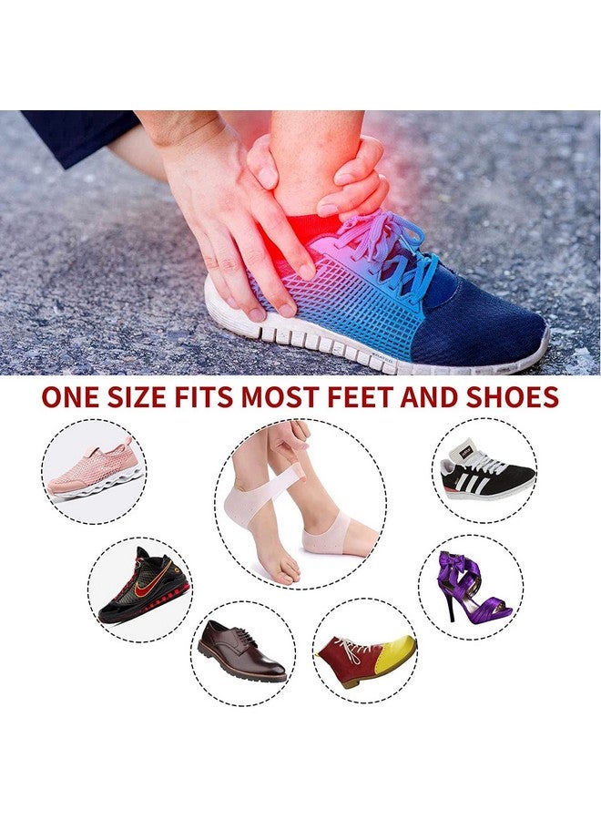 DOKDO Half Heel Socks Anti Crack Silicon Gel Heel And Foot Protector Moisturizing Socks for Foot Care, Pain Relief And Heel Cracks Free Size For Men And Women - Free Size (1 Pair) (3) - Image 5