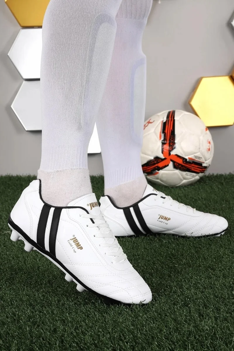 Jump 13256 Fg White Football Cleats V5
