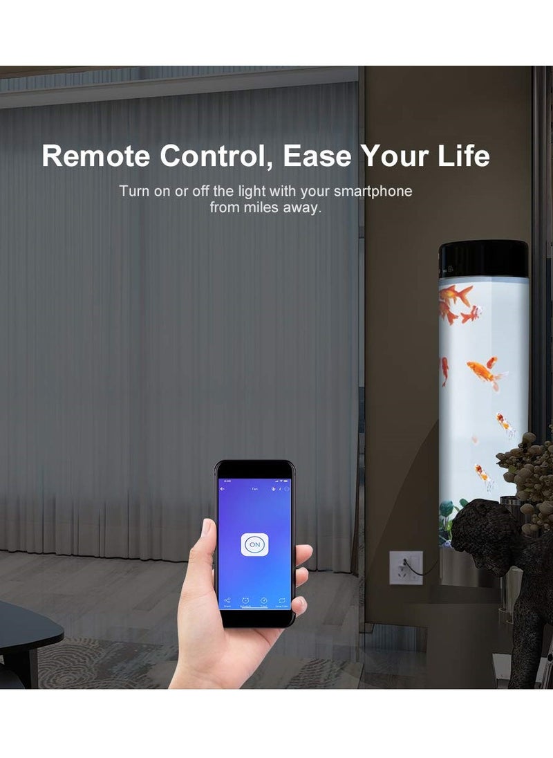SYOSI SYOSI, Micro USB Smart WiFi Adaptor, 5V Smart Switch for Type A USB Devices, Compatible with Alexa, with Google Home Assistant, App Remote Control Switch, No Hub Required,1 Pack  - Image 4