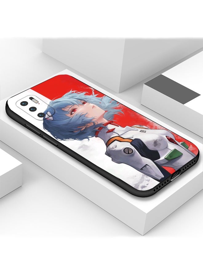 Generic - Protective Shockproof Case Cover For Xiaomi Redmi Note 10T 5G Rei Ayanami  Evangelion Drawing - Image 1