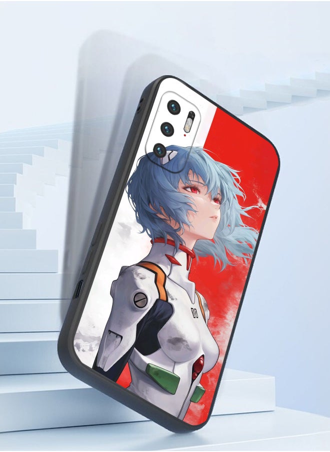 Generic - Protective Shockproof Case Cover For Xiaomi Redmi Note 10T 5G Rei Ayanami  Evangelion Drawing - Image 1