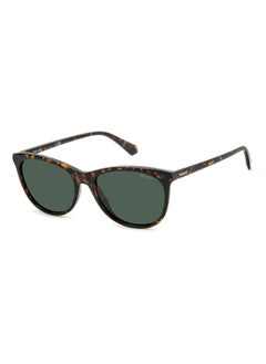 Polaroid Women's Polarized Rectangular Shape  Sunglasses PLD 4161/S GREEN 44 - Lens Size: 43.7 Mm - Hvn  - Image 1