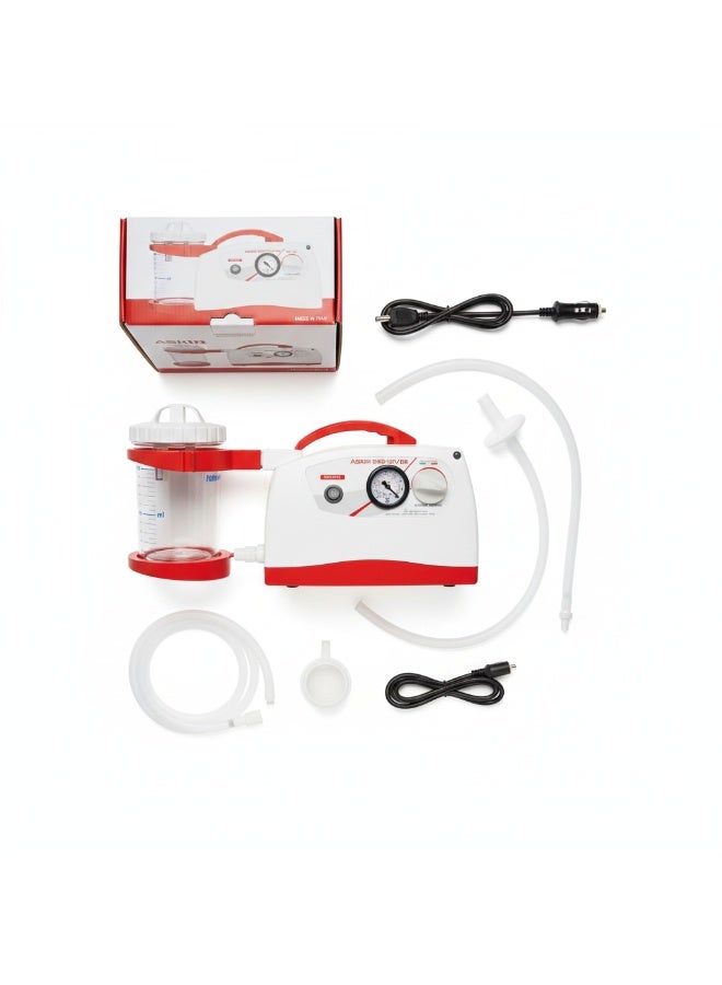 كا-مي لو عندك مريض في البيت وتحتاج جهاز يعتمد عليه وقت اللزوم، ASKIR 230 جهاز شفط بلغم احترافي ببطارية وشغل كهرباء، سهل الاستخدام وآمن، لا تنتظر واطلبه اليوم - Image 2