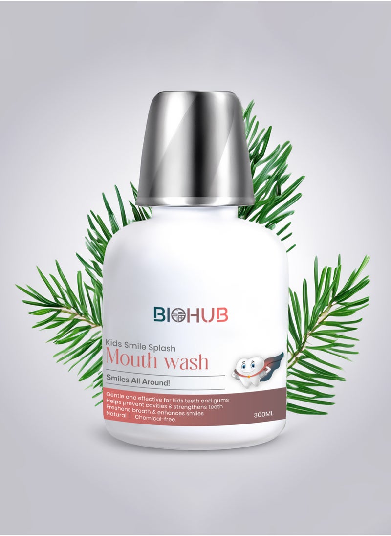 King Mariot Kids Mouth Wash | 300ml | 100% Natural, Plant-Based and Biodegradable Ingredients | Gentle & Effective for Kids' Teeth and Gums | Helps Prevent Cavities & Freshens Breath  - Image 1