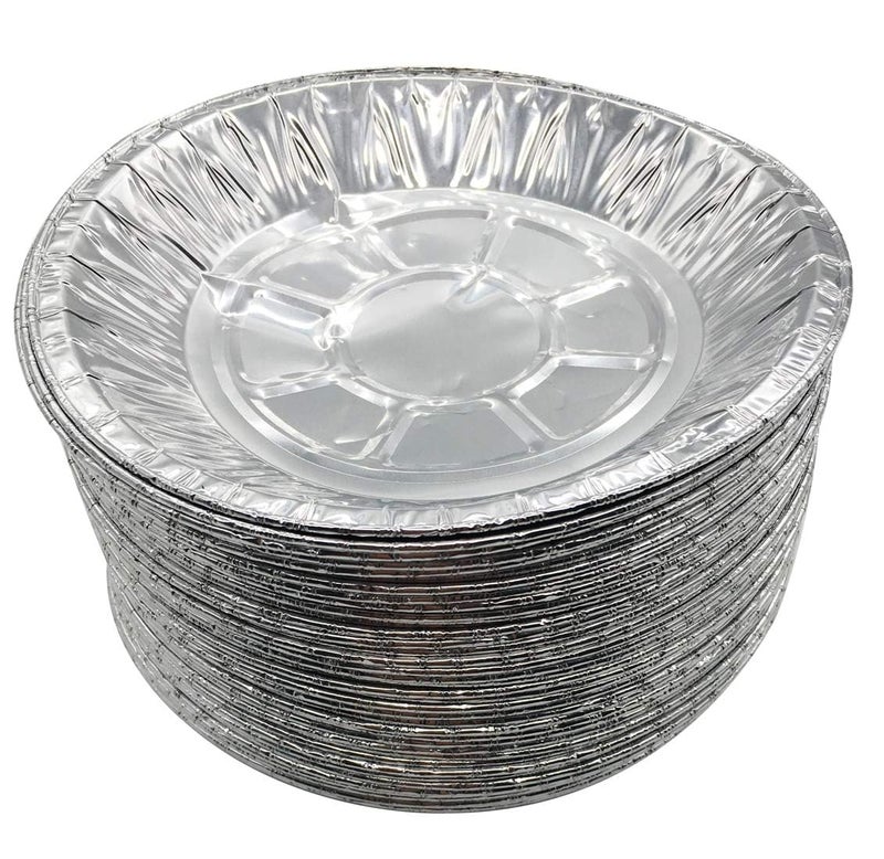 KOOTIPS Premium 6" Aluminum Foil Pie Pans 50pcs/set. Disposable Tin Plates for Pies Tart Quiche - Image 5