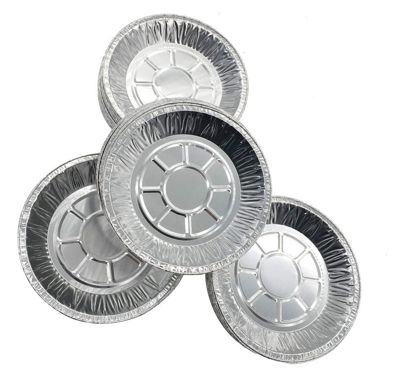 KOOTIPS Premium 6" Aluminum Foil Pie Pans 50pcs/set. Disposable Tin Plates for Pies Tart Quiche - Image 4