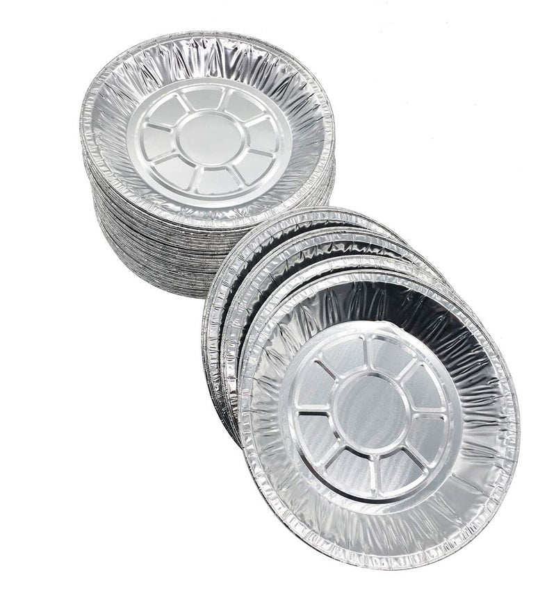 KOOTIPS Premium 6" Aluminum Foil Pie Pans 50pcs/set. Disposable Tin Plates for Pies Tart Quiche - Image 3