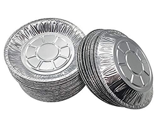 KOOTIPS Premium 6" Aluminum Foil Pie Pans 50pcs/set. Disposable Tin Plates for Pies Tart Quiche - Image 2