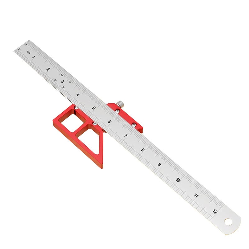 Stainless Steel Center Finder Compact Angle Layout Scribing Tool For Marking - Image 1