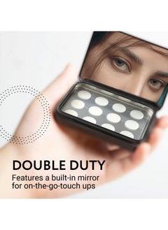 IMPRESA [2 Pack] Impresa Pimple Patch Case For Mighty Patch Acne Dots Pimple Patches For Face Case With Mirror Black Impresa Zit Stickers Case For Mighty Hero Pimple Patch Acne Patches For Face Case  - Image 3