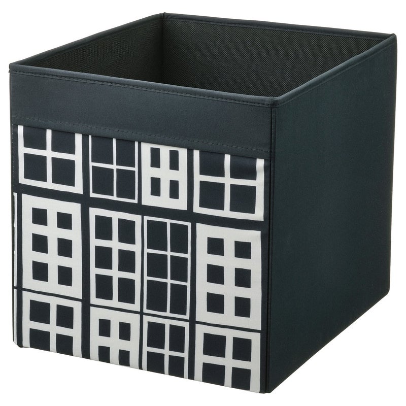 DRONA Box, Black/Patterned, 33x38x33 cm – Limited Edition - Image 1