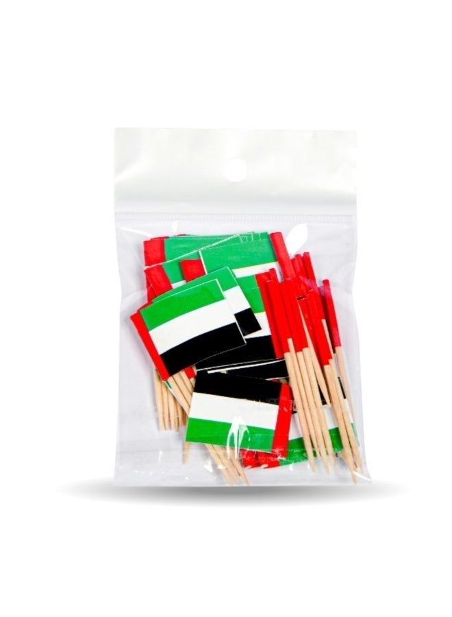 UAE National Day Celebration Combo – Table Clock, Printed Balloon, Flag Toothpicks, 60x90cm Flag, Color Light Box, Gift Bags (6pcs), Chocolate Boxes (2pcs) - Image 3