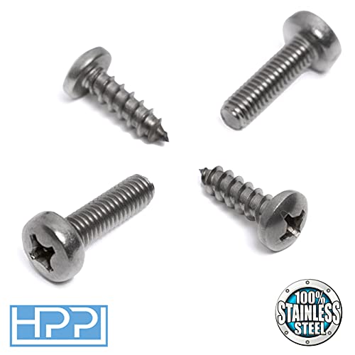HPP Stainless Steel License Plate Screws Compatible with All Infiniti Models - Image 2