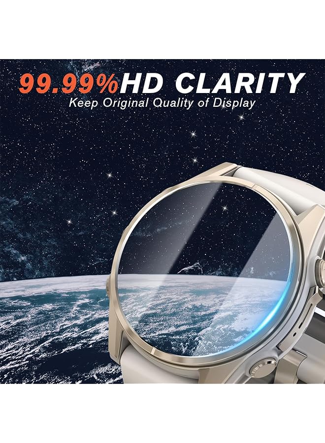 إيروريكس واقي شاشة لساعة Garmin Fenix 8 الذكية مقاس 47 مم، عالي الدقة ومضاد للخدش، زجاج مقوى خالٍ من الفقاعات ووضوح عالي، عبوة من 3 قطع - Image 3