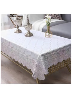 63 "×43.3 "Rectangle Table Cloth/Waterproof PVC Tablecloths/ Washable Table Cover for Kitchen and Dining Room (White) - pzsku/ZCAD6274FD52FBC1E5C04Z/45/_/1734929947/4f38c286-fe70-4719-8507-b22ba77de618