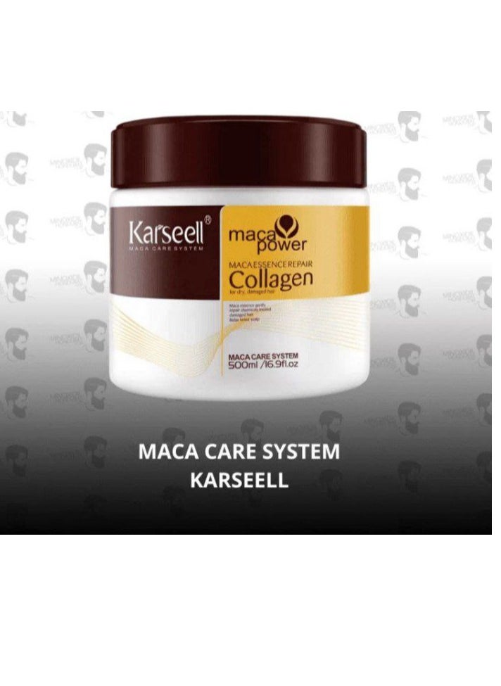 Karseell Collagen Hair Treatment Deep Repair Conditioning Argan Oil Collagen Hair Mask Essence for Dry Damaged Hair All Hair Types 16.90 oz 500ml - pzsku/ZCAD62D026959AEB322DDZ/45/_/1725483265/bb5ac8f4-bf30-4b10-9af7-8957e1116c40