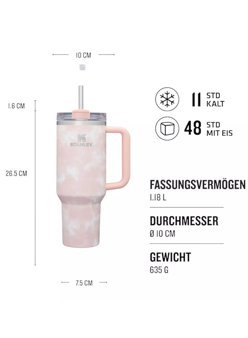Stanley Quencher H2.0 FlowState Stainless Steel Vacuum Insulated Tumbler with Lid and Straw for Water, Iced Tea or Coffee, Smoothie and More, ,Thermobecher limited Edition,40 oz - Image 4