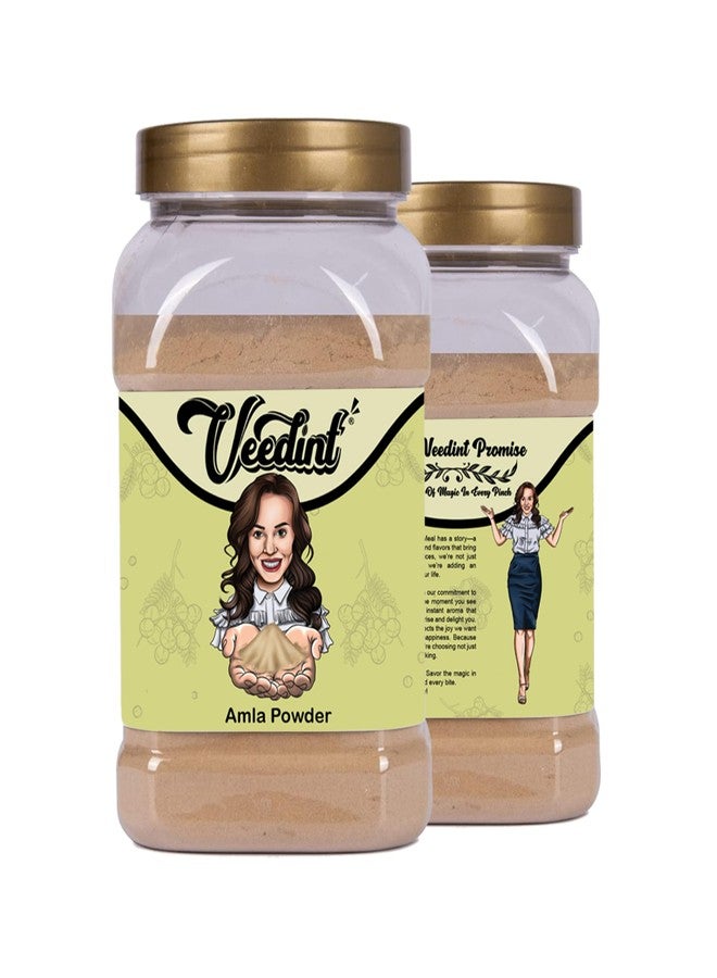 VeeDInt Fresh Amla Powder-Pure(400G), Natural And Edible Fresh Amla Powder For Eating And Haircare, Indian Gooseberry, - Image 1