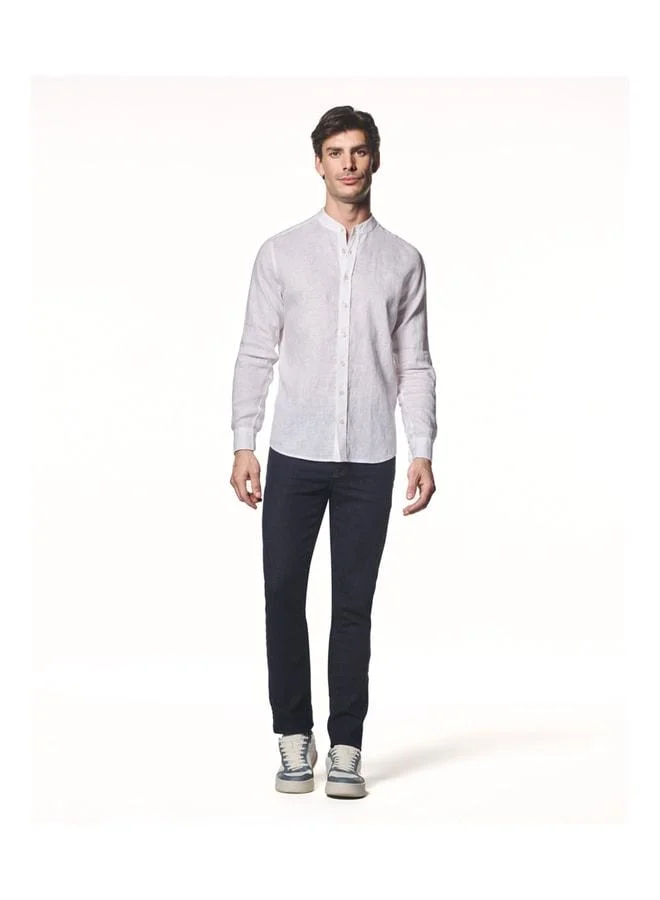 Liwali  100% Linen Spread Collar Shirt. for Men | Best Price UAE