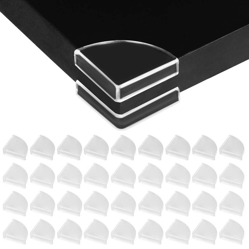 Tomorotec 36 Pack Slim Clear Edge Bumpers Tomorotec Corner Protectors Edge Guards Corner Cushion for Baby Safety for Furniture Slim Table Windows Bed and etc