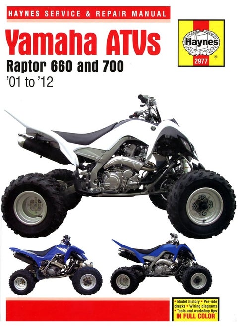 Yamaha Raptor 660 & 700 ATVs (01 - 12)