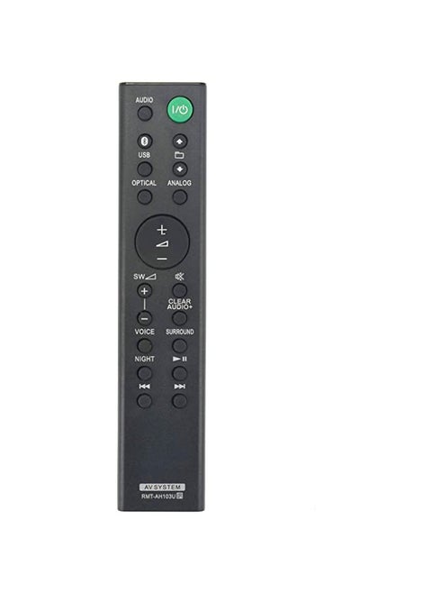 New RMT-AH103U Replace Remote Control for Sony Sound Bar HT-CT80 HTCT80 HT-CT80BT HTCT80BT SA-CT80 SACT80 (RMTAH103U)(1-493-030-11)(149303011)
