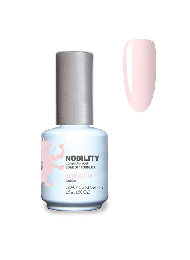 Lechat Gel Nail Polish 15 ml, Long Lasting, Chip Resistant, Requires Drying Under UV Led Lamp Delicate Peach Nbgp78 