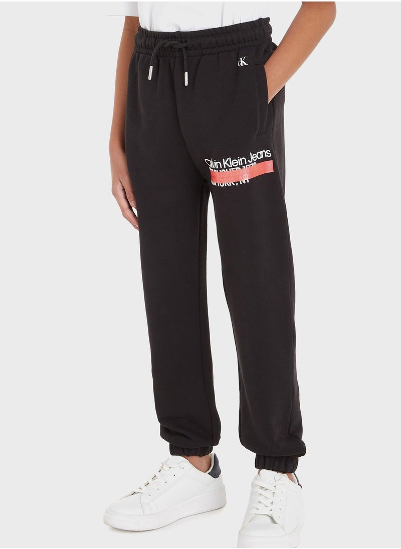 Calvin Klein Jeans - Kids Hero Relaxed Fit Sweatpants - Image 1