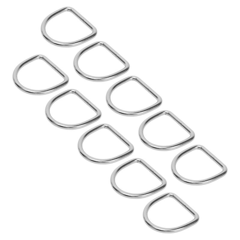 316 Stainless Steel D Ring: 50*47*6MM Seamless Welded Hardware Buckle - Corrosion Resistant Burr-Free Marine Industrial Rigging Anchoring Repair Parts for Surfboard Kayak Accessories - Image 5