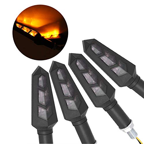 Ramanta® 6LED Motorcycle Bike Turn Signal Indicator Light Turning Lamp 12V for Bullet All Bikes (Pack of 4), Amber - Image 2