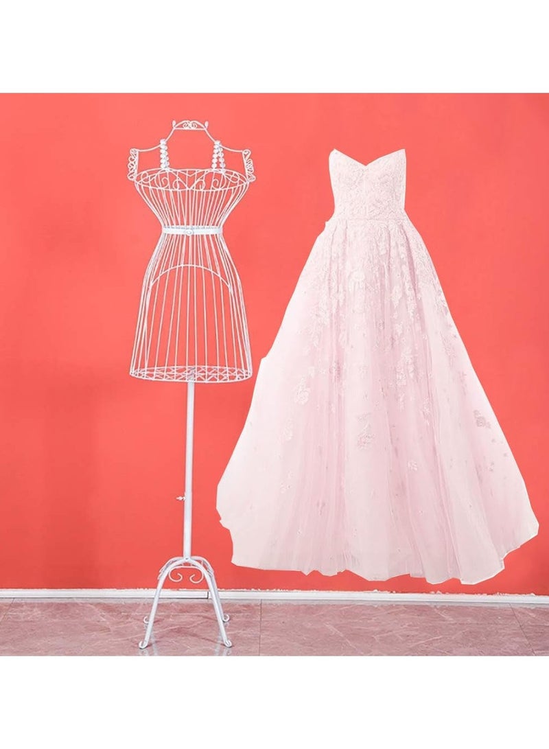 Female Mannequin Half Body Adjustable Torso Dress Form Realistic Clothing Model for Display Ideal for Home & Shop Perfect for Designers & Tailors