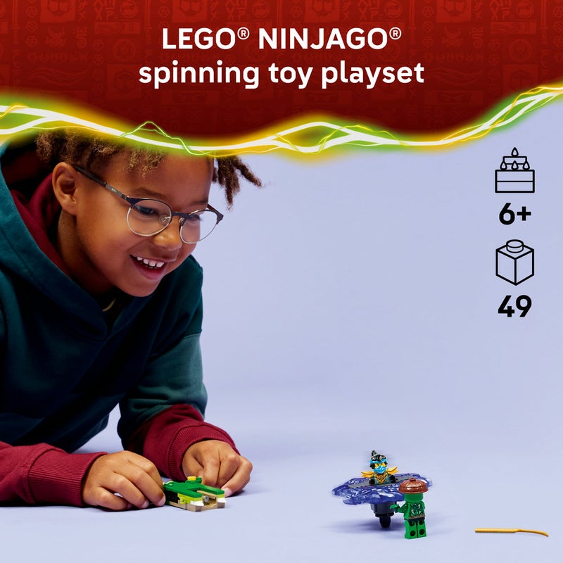 ليغو نيا بمواجهة قرص وحش التحوّل من ليغو® NINJAGO®‎ - لعبة معركة - مجموعة لعب مع شخصيتين صغيرتين - 71849 - Image 3