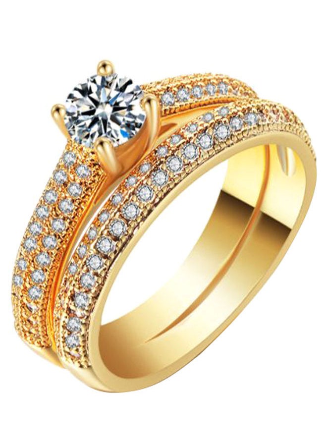 NIBEMINENT Cubic Zirconia Engagement Ring  - Image 1