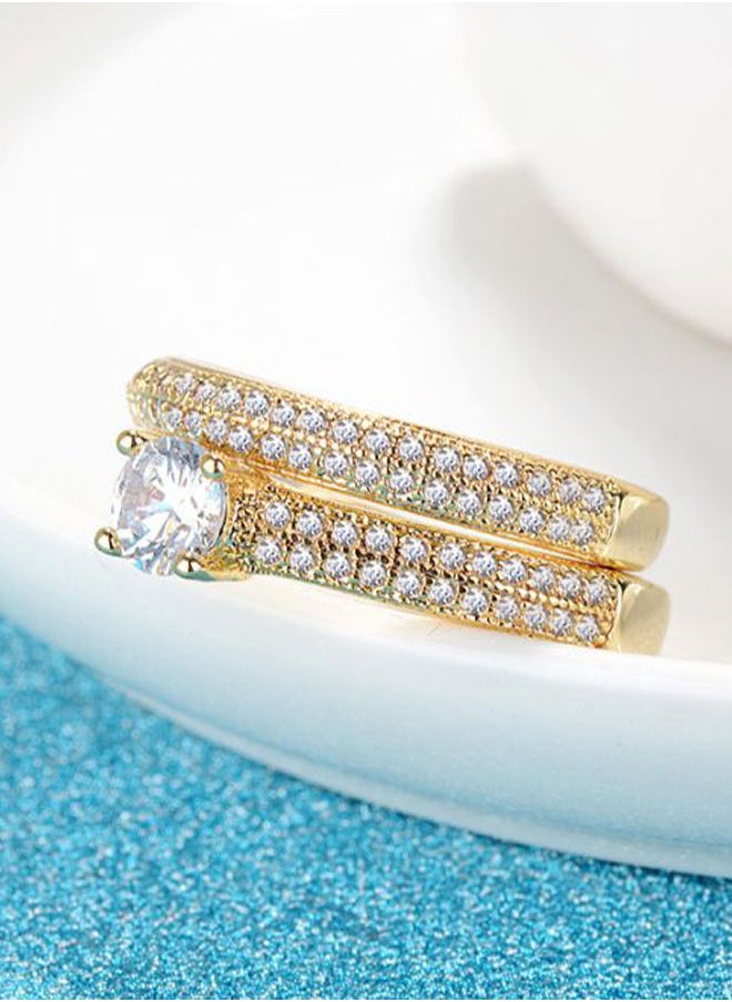 NIBEMINENT Cubic Zirconia Engagement Ring  - Image 2
