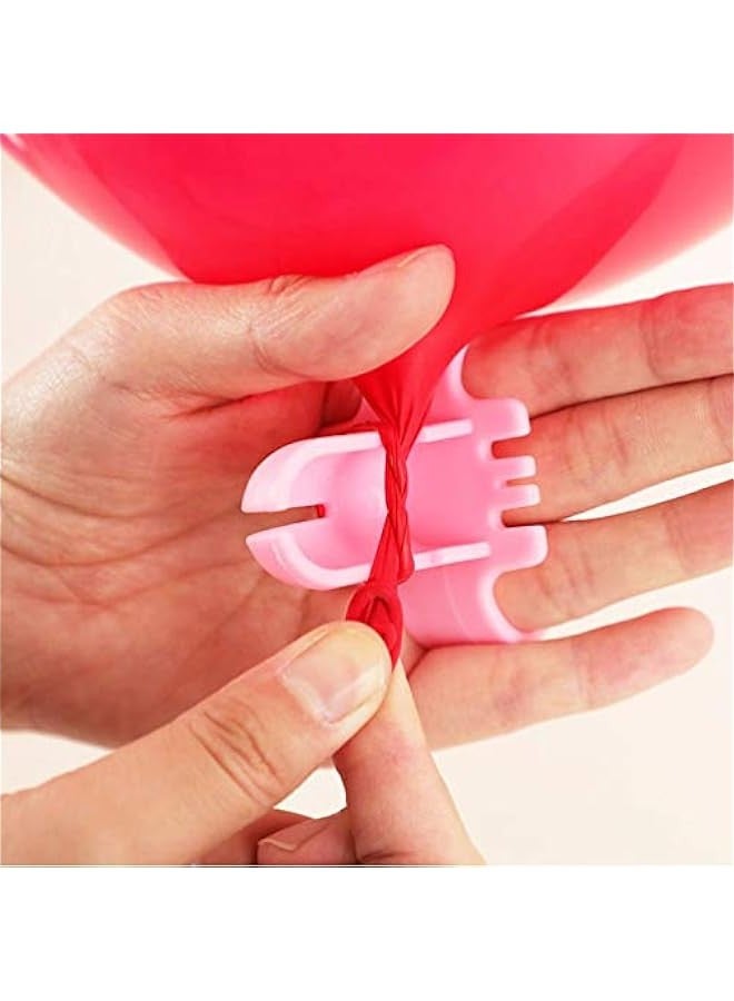 Balloon Tying Tool 3pcs Balloons Tying Tool Device Balloons Knot Clip Balloons Tier Tool Balloons Knot Maker Tier for Baby Shower Wedding Birthday Party Supplies Balloon Tie Tool