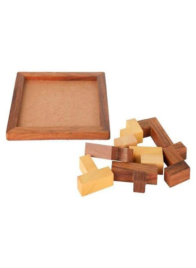 Craftland Wooden Jigsaw Puzzle - Wooden Toys/Games for Kids - Travel Games for Families - Unique Gifts for Children- Indoor Outdoor Board Games - Image 5