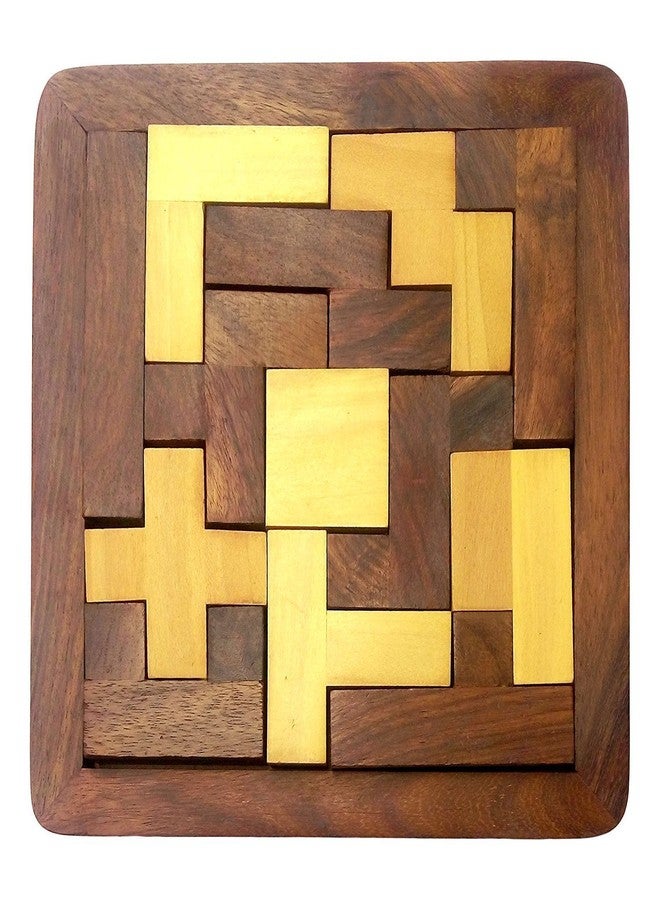 Craftland Wooden Jigsaw Puzzle - Wooden Toys/Games for Kids - Travel Games for Families - Unique Gifts for Children- Indoor Outdoor Board Games - Image 2