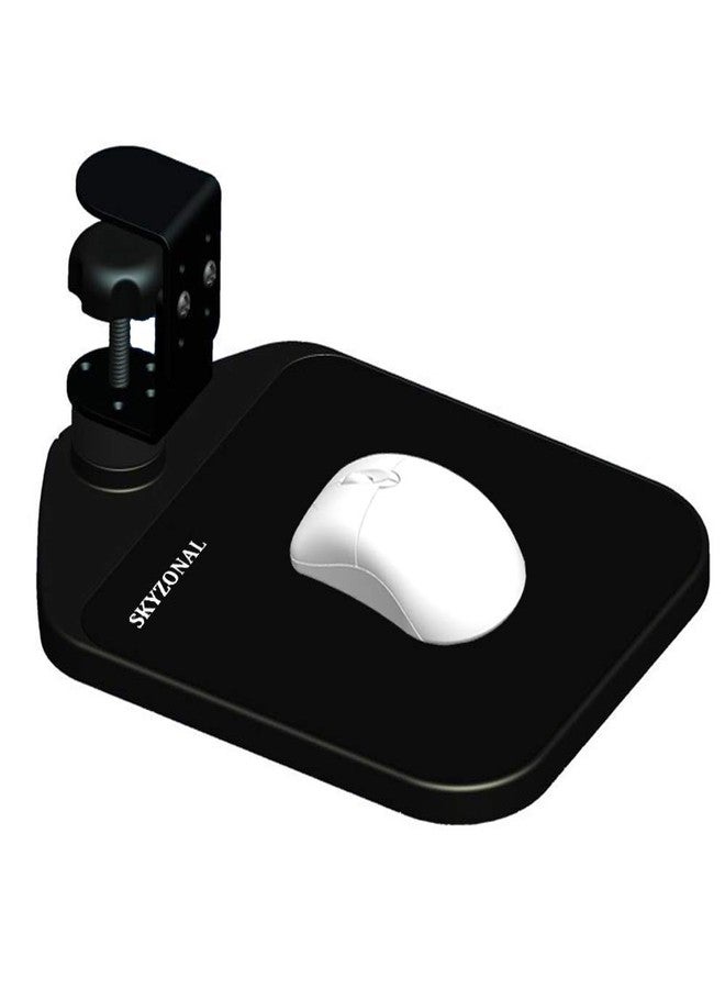 SKYZONAL Ergonomic Mouse Platform Under Desk Ergonomic Wrister Mouse Pad (Black) - Image 1