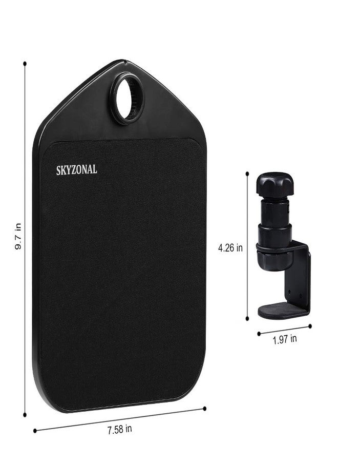 SKYZONAL Ergonomic Mouse Platform Under Desk Ergonomic Wrister Mouse Pad (Black) - Image 3