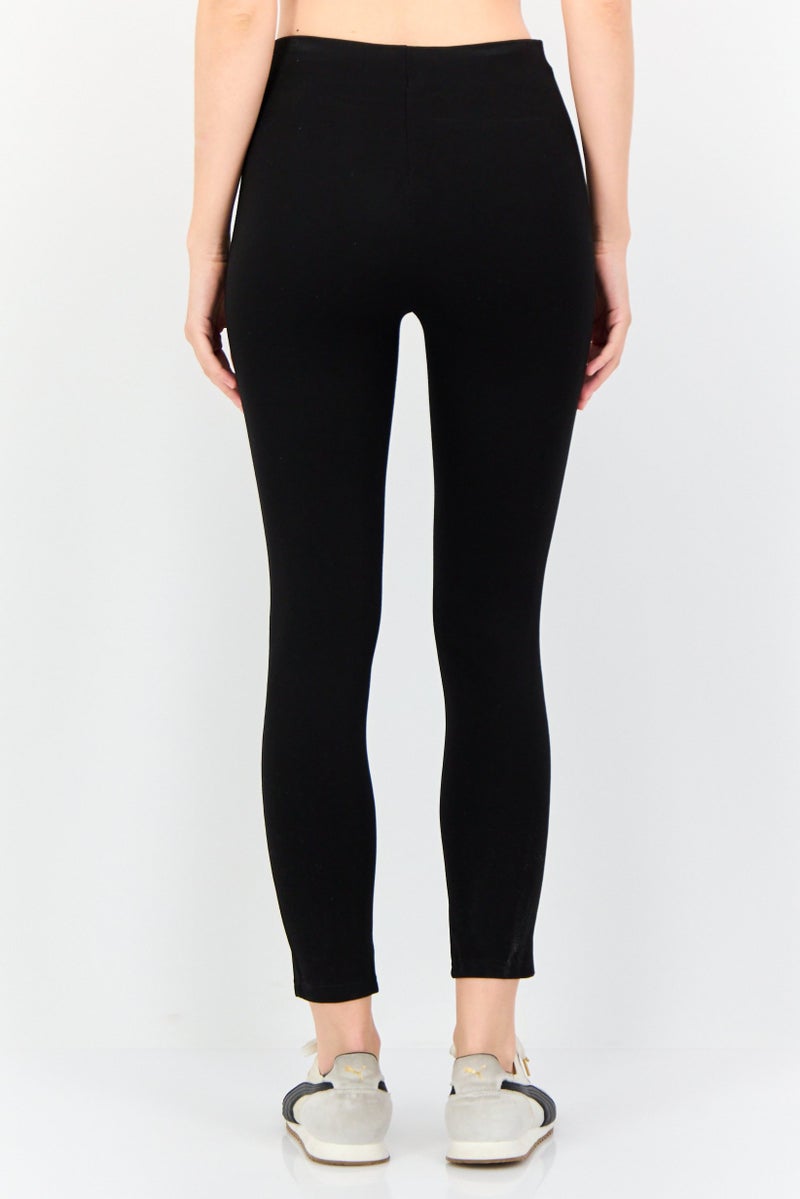 ONLY سروال نسائي بقصة عادية مستقيمة، أسود - Image 3