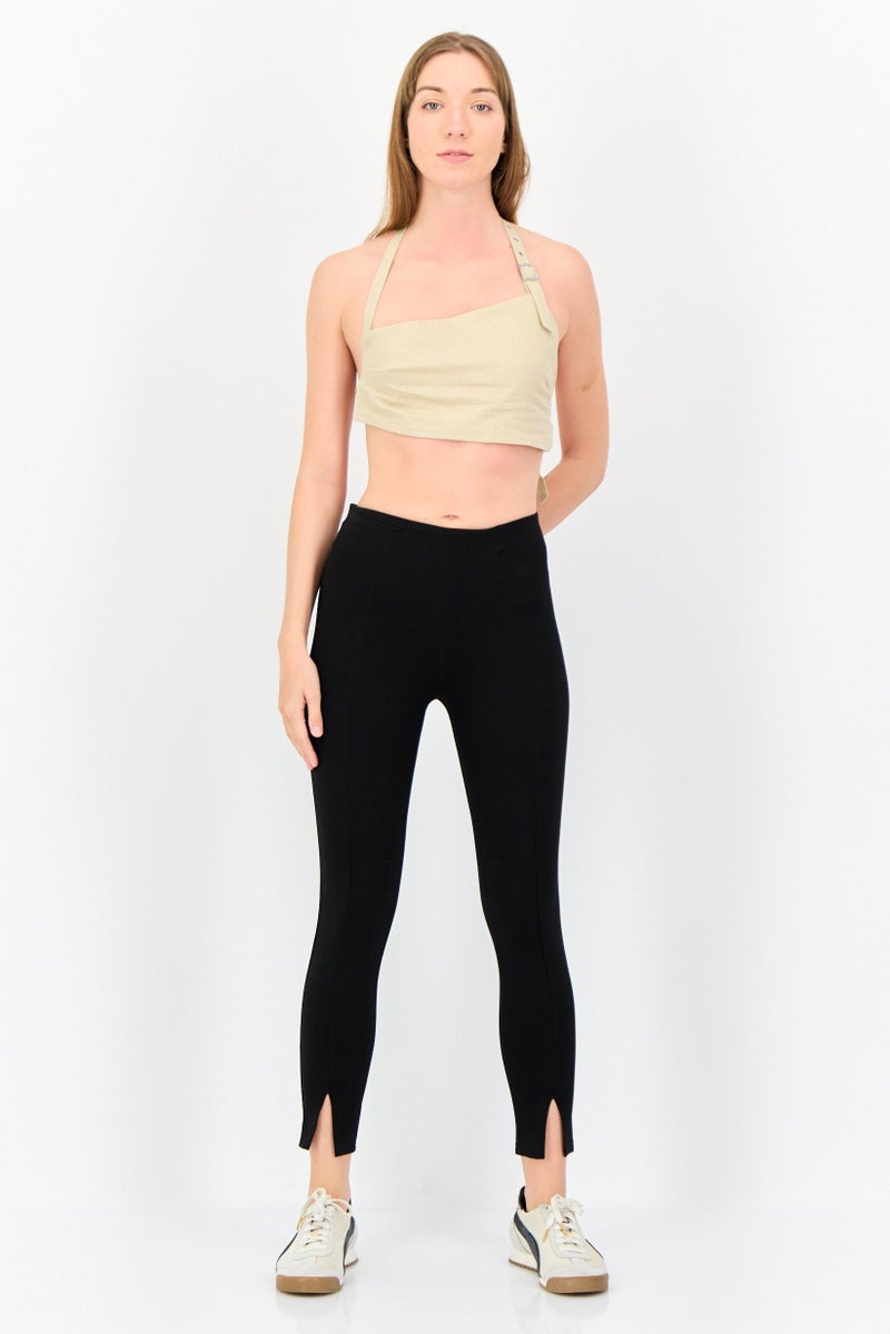 ONLY سروال نسائي بقصة عادية مستقيمة، أسود - Image 4