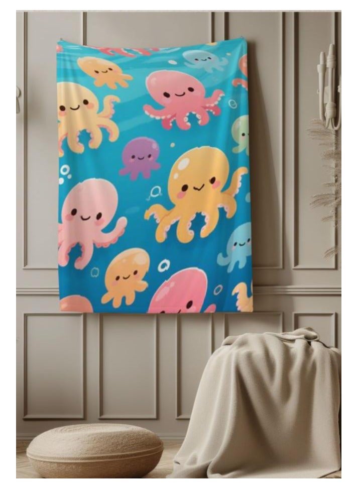 general Children's or student cartoon flannel thin blanket (warm and comfortable, suitable for sleep, games) 100cm*150cm - Image 4