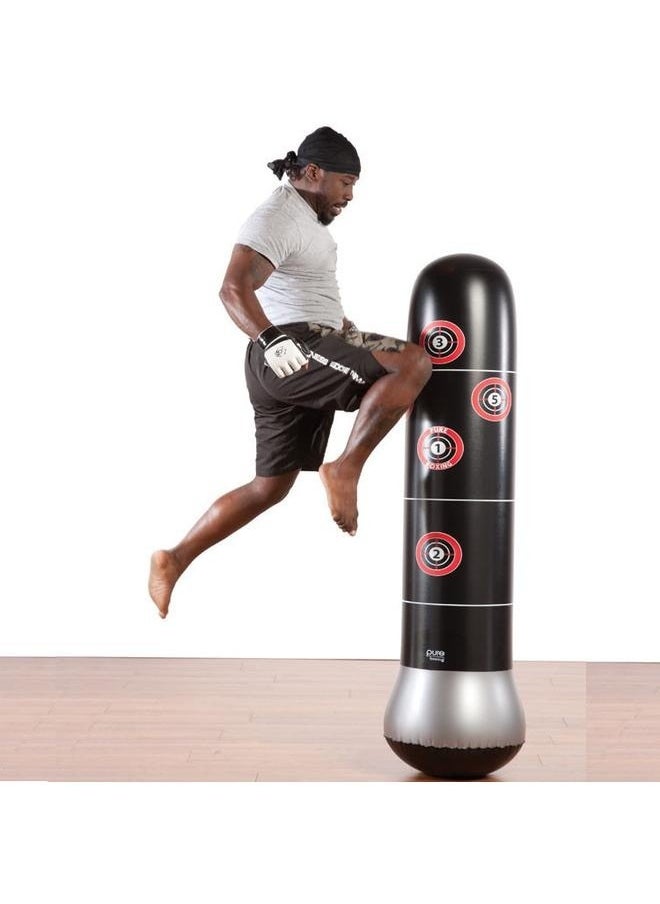 Generic Inflatable Punching Bag for Kids, Kids Punching Bag Bounce Back, Freestanding Punching Bag, Punching Boxing Bag for Punch, Boxing, Kick,Freestanding Punching Bag  - Image 4