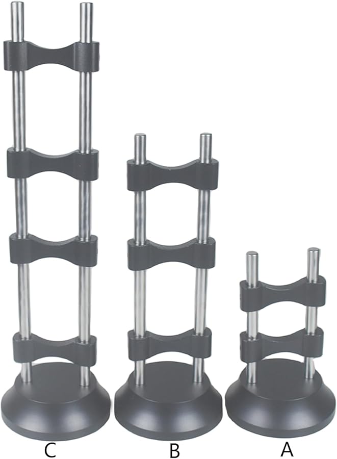 Black Aluminum Cable Rack Holder Portable Wire Stringing Equipment Organizer Stand - Image 5