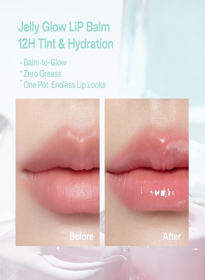 INTO YOU Frozen Glow Lip Balm, Hydrating Lip Gloss, Shine Finish, Nourishing Sheer Tint Pudding Pot with Vitamin E and Seed Oil, Plumping, Moisturizing Lip Makeup, 0.18oz, FB01 Pink Peach - Image 3
